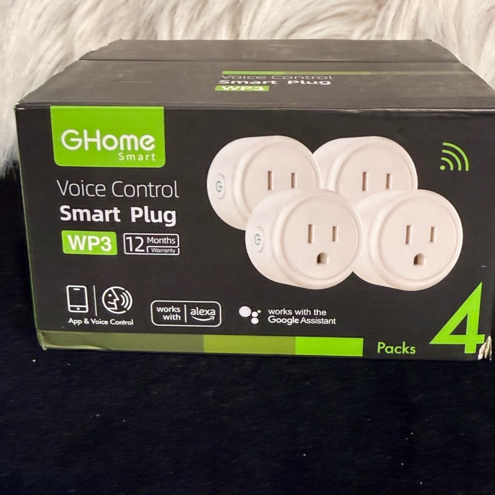 WP3 White Voice Control Bluetooth Adapter - 1 package of 4  plus